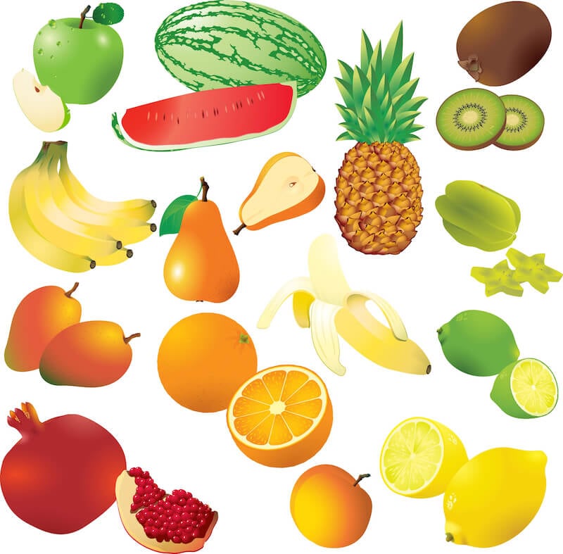 What is the fruit of the Spirit showing different types of fruit