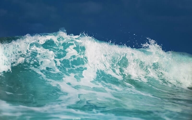 Wehre is your faith image showing waves on the sea
