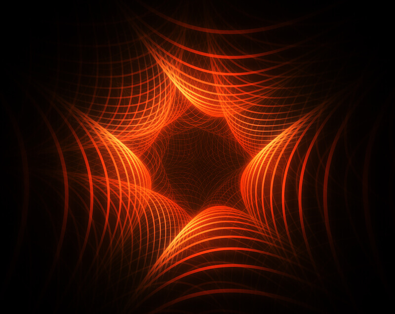 Holy Spirit is God in you showing an abstract design