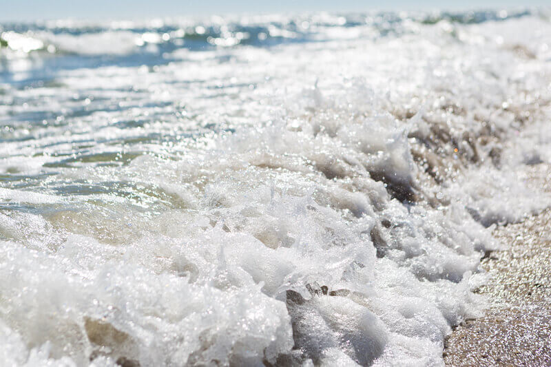 Launch out into the deep showing waves of the sea