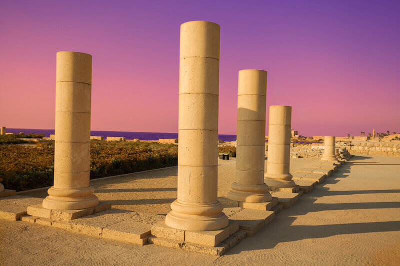 Babylon the great, showing ancient ruins