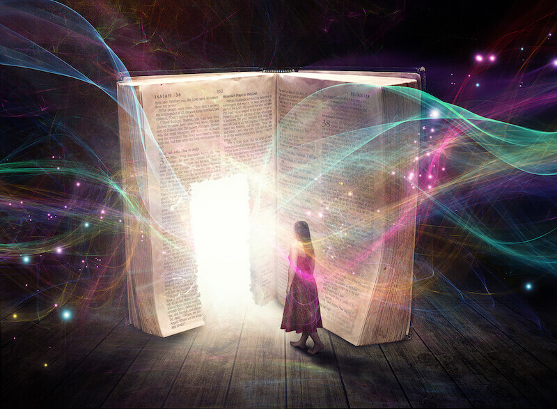 believer's transfiguration shooing a woman being transformed