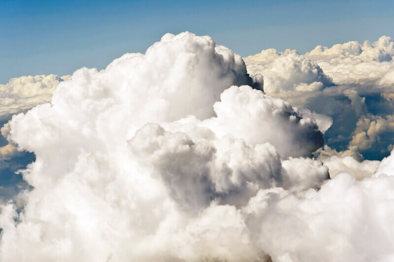 Clouds full of rain