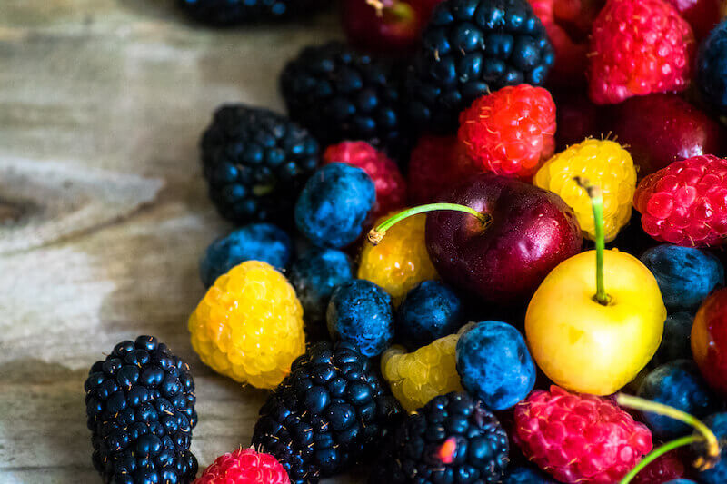 Fruit meet for repentance showing different types of fruit