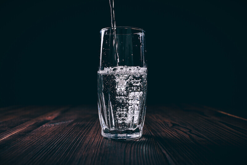 being filled with the Spirit showing a glass being filled