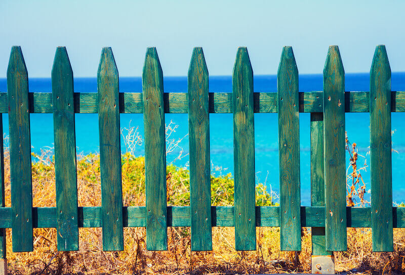 divine hedge of protection around you showing a fence