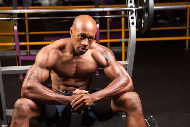not by might or power but by My Spirit showing a black man with muscles