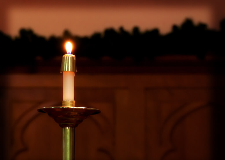 Burning candle