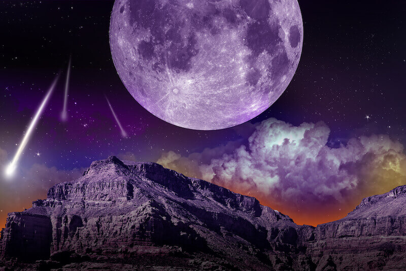 spiritual transformation showing fantasy sky