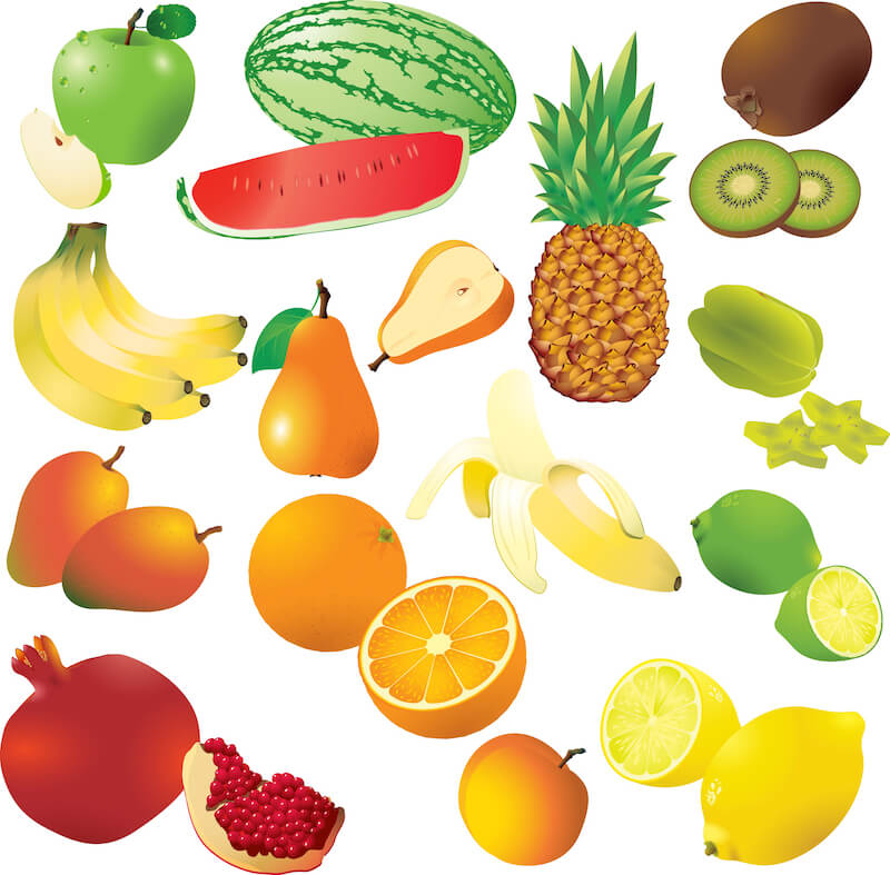 What is the fruit of the Spirit showing different types of fruit