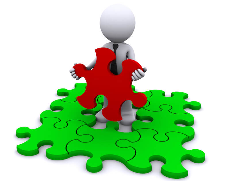 one thing lackest thou showing a missing puzzle piece