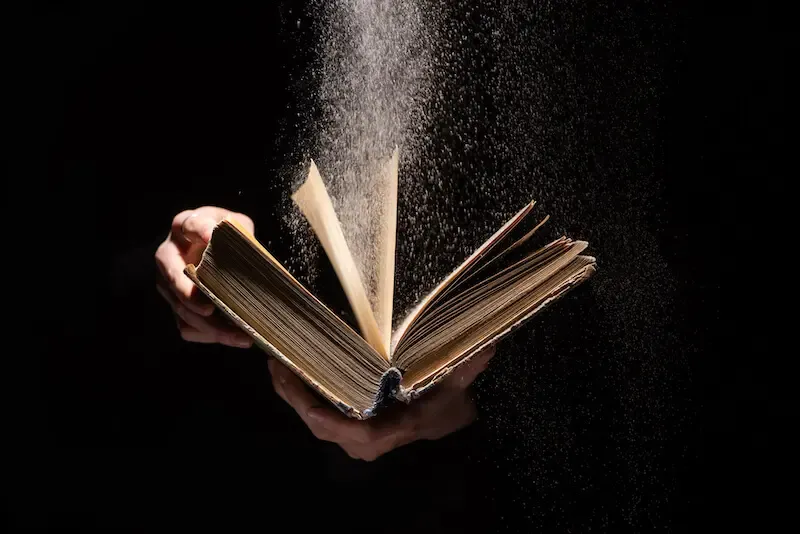 God the Word showing an open bible
