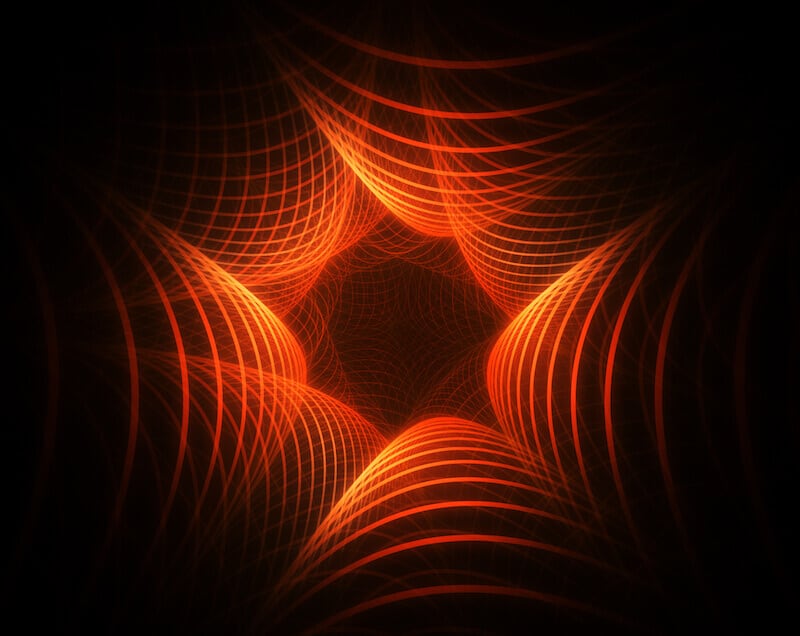 Holy Spirit is God in you showing an abstract design