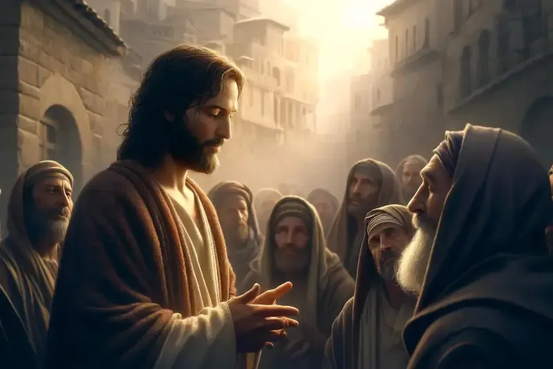 blasphemy against the Holy Spirit showing the religious leaders speaking bad about Jesus
