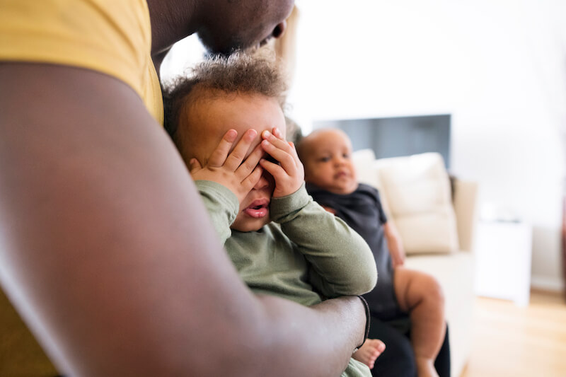 Christ formed in you showing a man and the baby boy