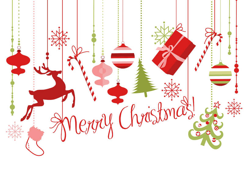 Christmas or X-mas showing the words christmas