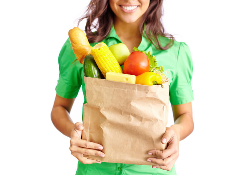fullness of the Spirit showing a woman with a basket full of fruits