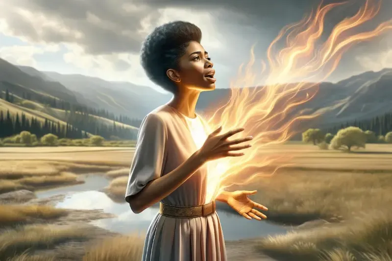 The Holy Spirit working in the flesh