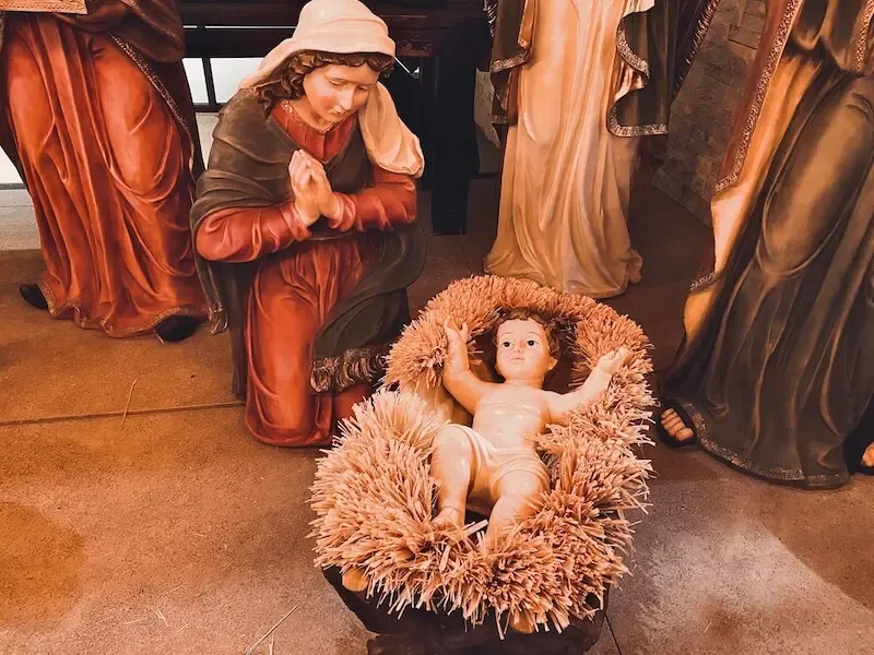 how Jesus became a man showing the nativity