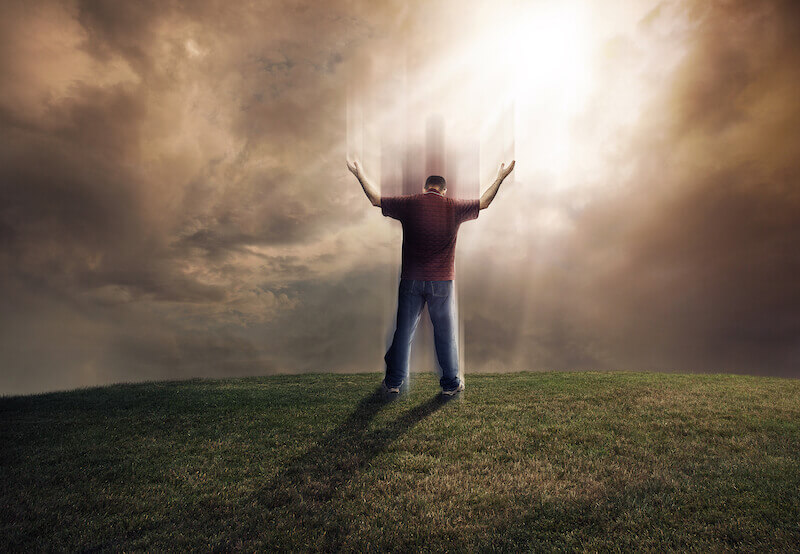 if my people who are called by my name showing a man with his hands up