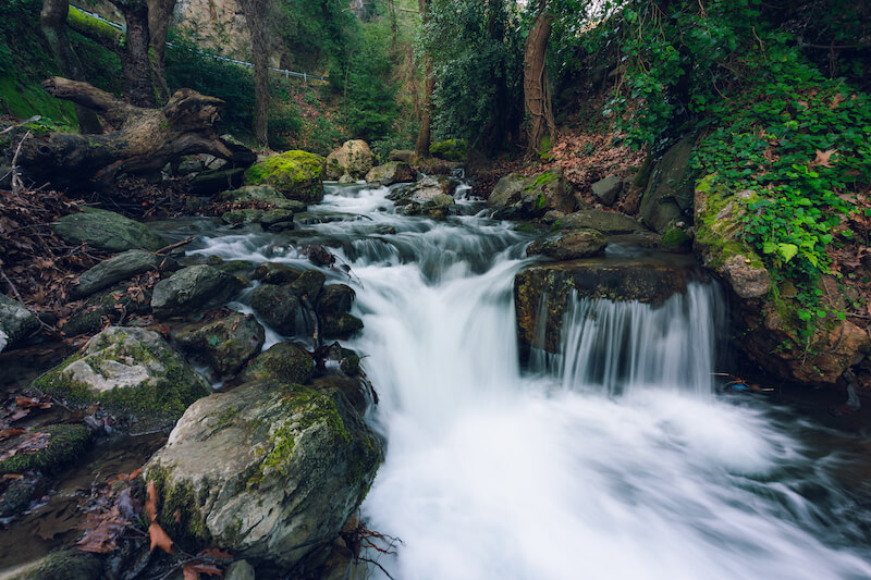 in the wilderness shall waters break out and streams in the desert showing a stream