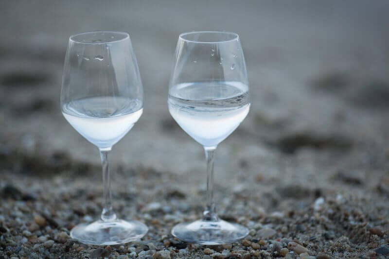 comparing themselves by themselves not wise showing two glasses