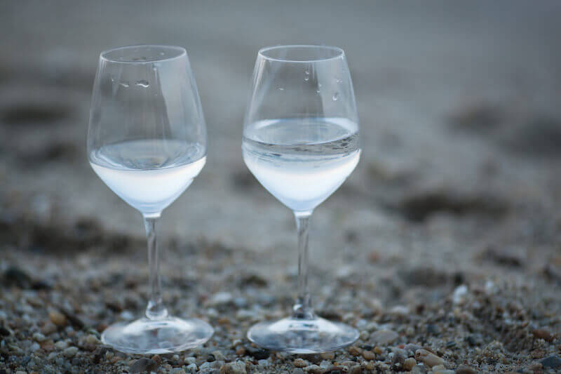 comparing themselves by themselves not wise showing two glasses