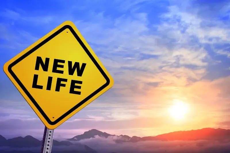 passed from death to life showing a board new life