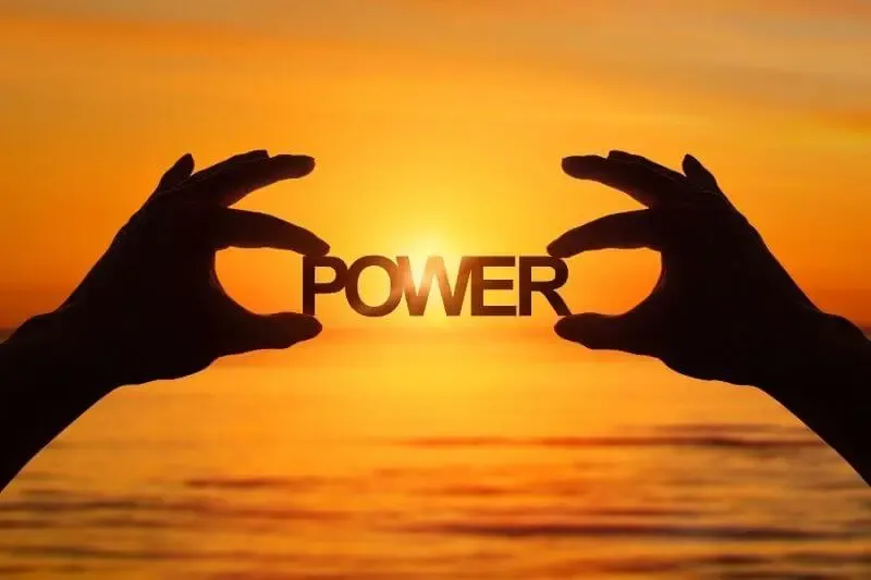 power to change hearts showing two hands holding the letters of the word power