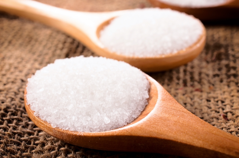 You are the salt of the earth showing salt in spoons