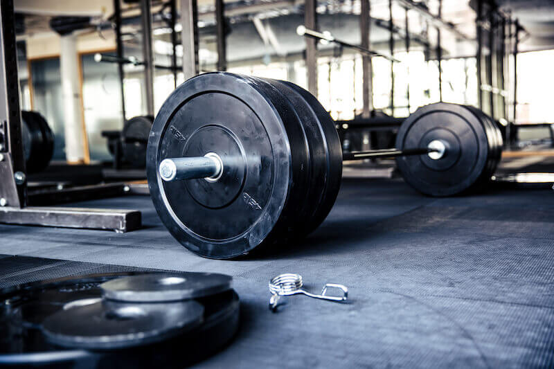 Strengthened with might showing a gym
