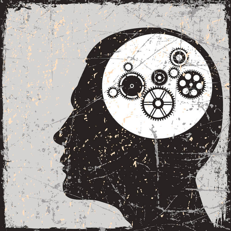 The natural man showing a diagram of a man's mind