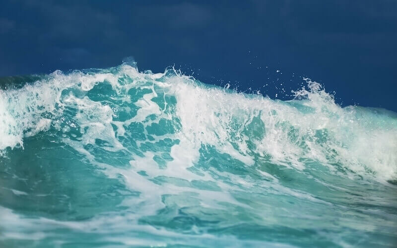 Wehre is your faith image showing waves on the sea