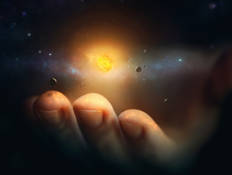 Word of God keeps universe together