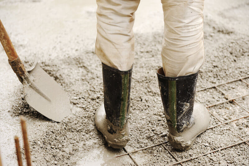Works the works of God showing a man in boots